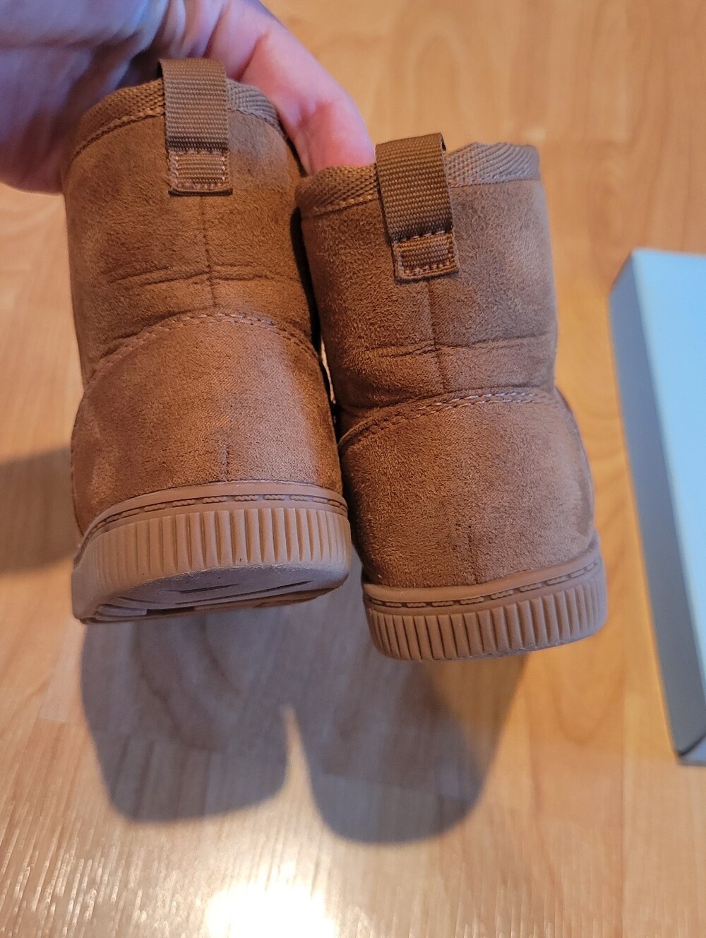 Cat & Jack Arlo Boots Cognac Winter Size 7 - Picture 6 of 9